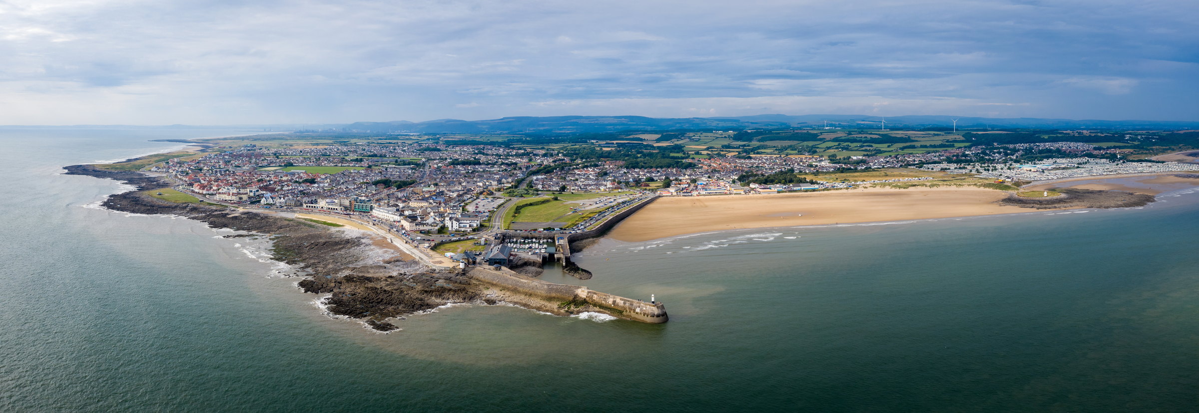 The Glamorgan coast at sunset