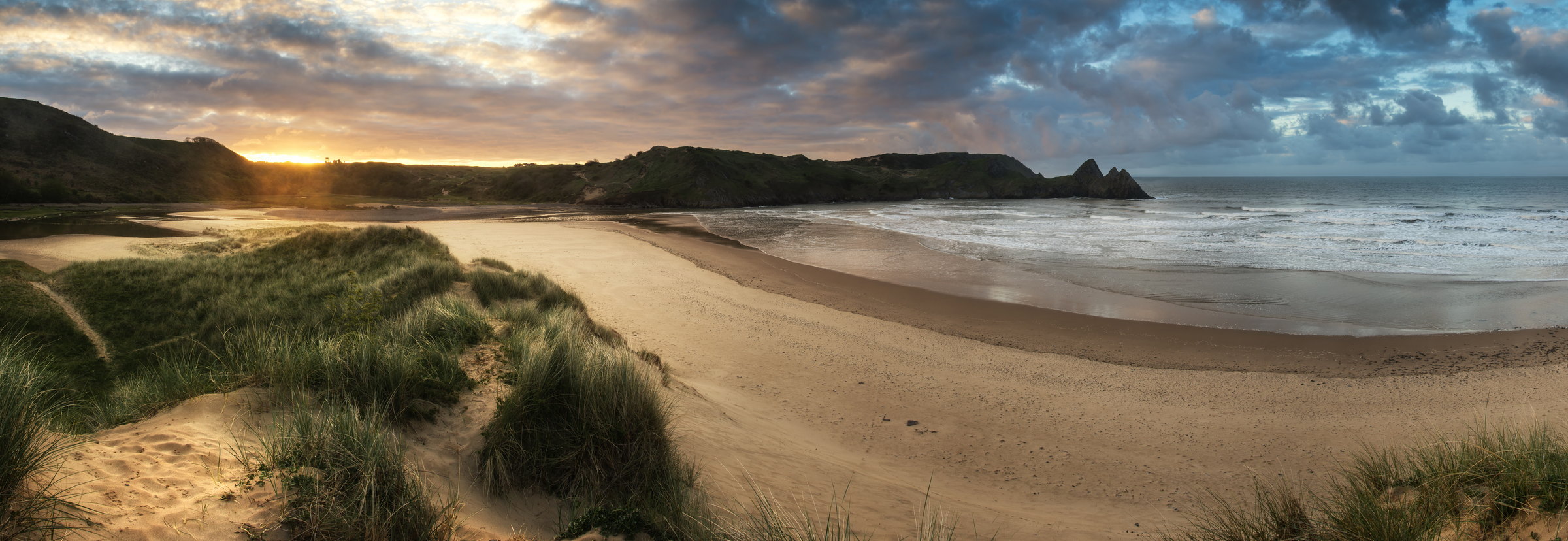 Three Cliffs Bay on the Gower