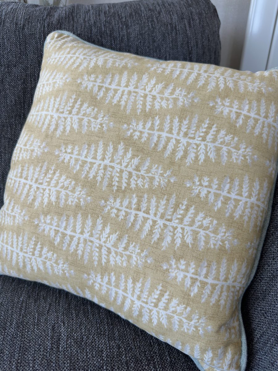 The Ingleton, a fern print cushion