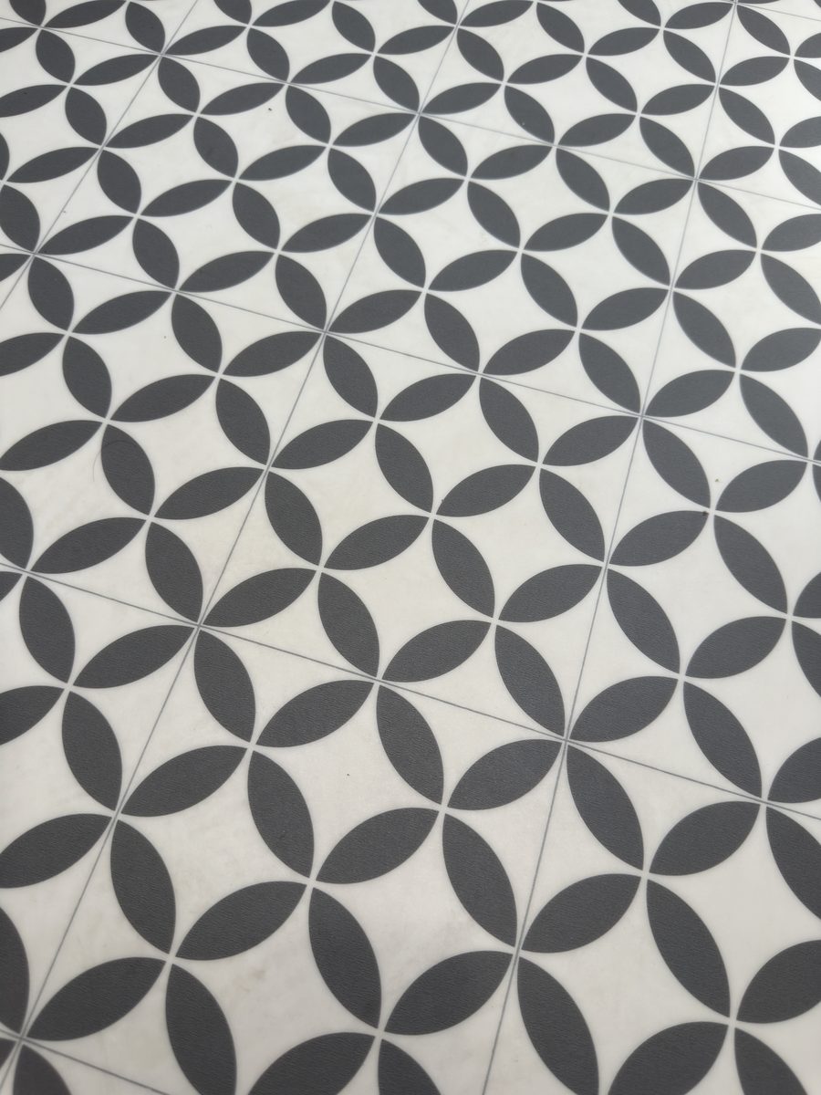 The Langdale, the patterned floor tile