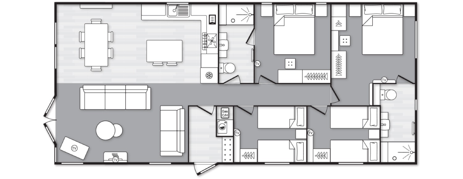 Floor plan of the Edmonton