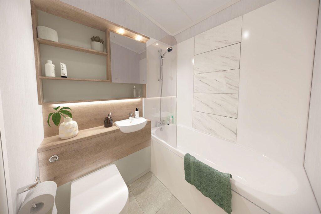 The Moselle, Scandinavian scheme, bathroom