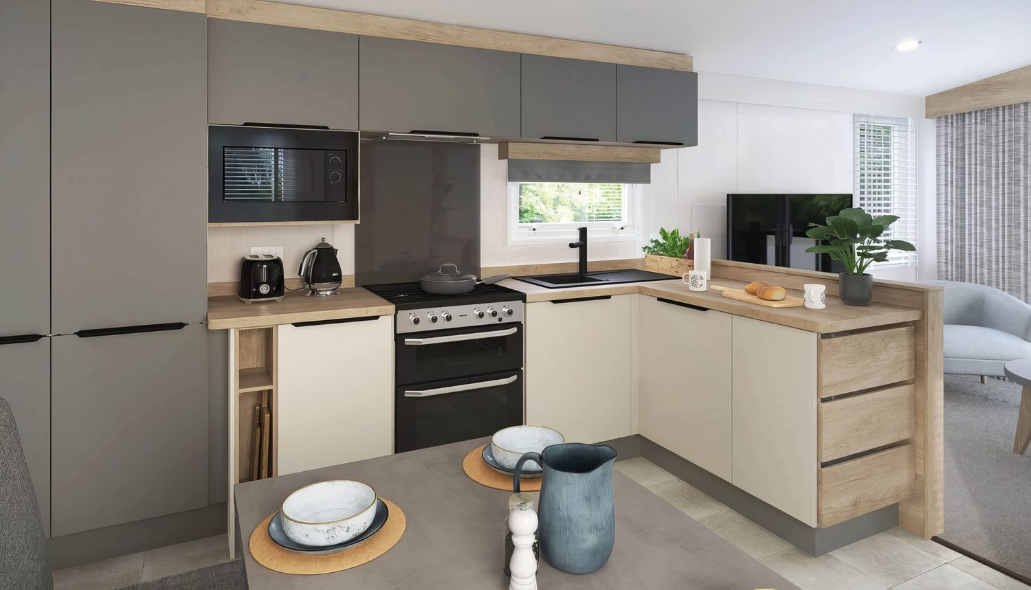 The Moselle, Scandinavian scheme, kitchen