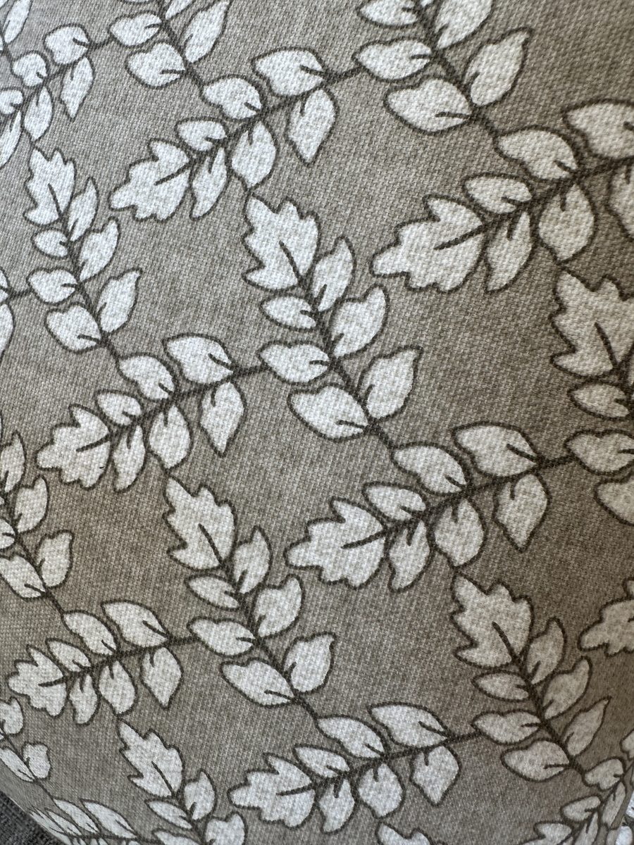 The Moselle, a leaf print linen