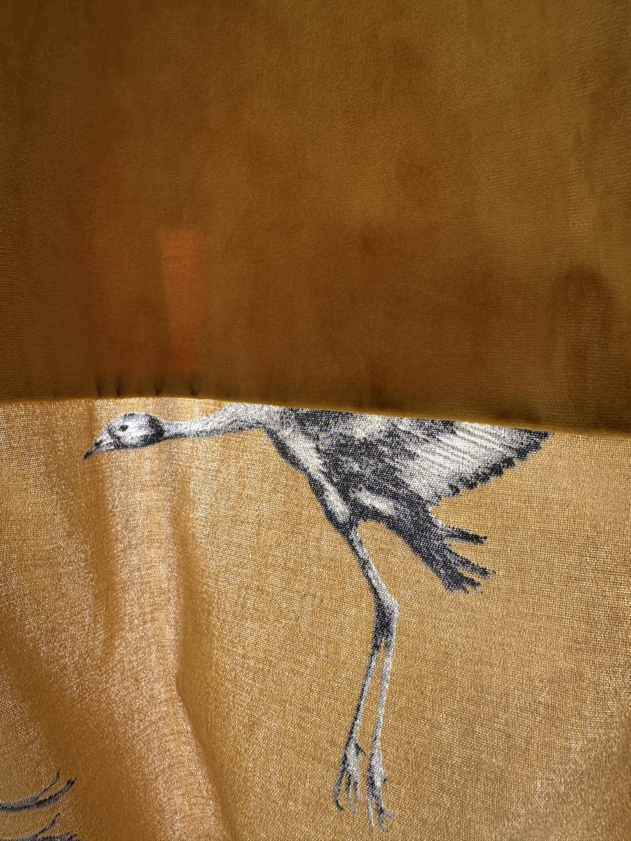 The Toronto, a crane printed cushion