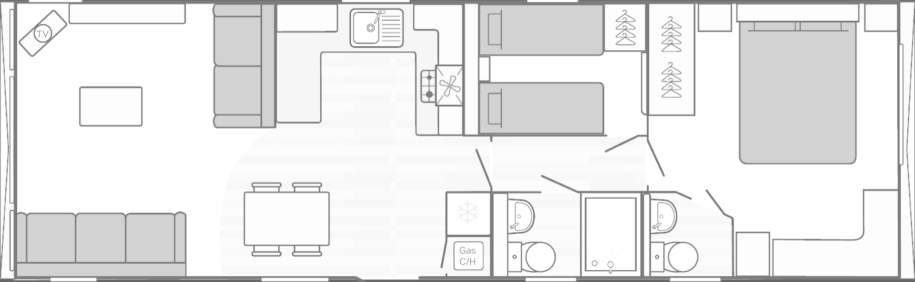Floor plan of the Margaux
