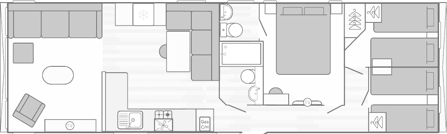 Floor plan of the Moselle