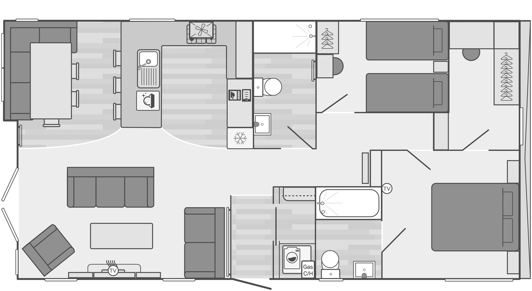 Floor plan of the Toronto